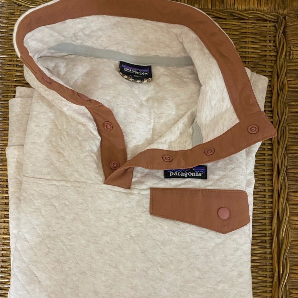 NWOT Patagonia Cotton Quilt Snap-T Pullover